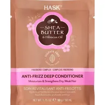 Hask Shea Butter  & Hibiscus Hair Mask  Anti Frizz 50 ML