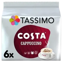 Tassimo Costa Cappuccino Coffee Pods 6 per pack
