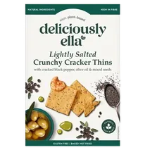Deliciously Ella Lightly Salted Cracker Thins 100g