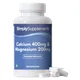 Simplysupplements Calcium 400mg & Magnesium 200mg Tablets 120 Tablets