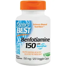Doctor's Best Benfotiamine with BenfoPure, 150mg - 120 vcaps