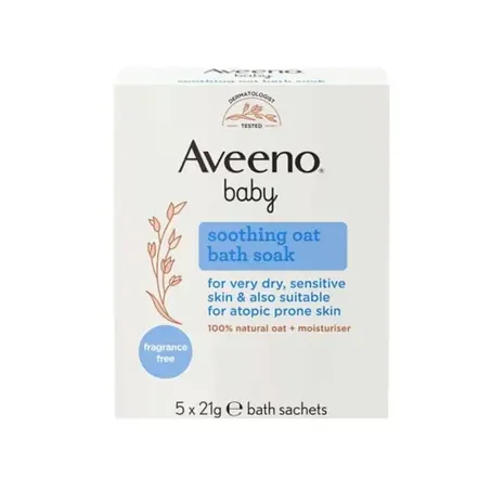 AVEENO® Baby Soothing Oat Bath Soak - 5 x 21g Sachets