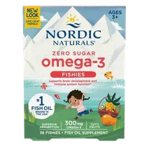 Nordic Naturals Omega-3 Fishies, 300mg Yummy Tutti Frutti Taste - 36 fishies