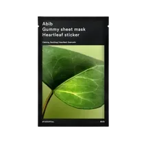 Abib - Gummy Sheet Mask - Heartleaf Sticker - 1pc