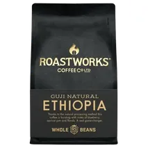 Roastworks Ethiopia Natural Whole Bean Coffee 200g
