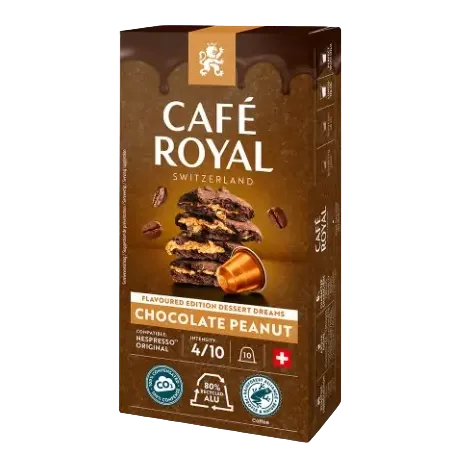 Café Royal Chocolate Peanut 10 pods for Nespresso