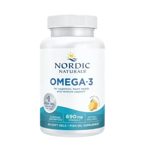 Nordic Naturals 690mg Lemon - 60 softgels