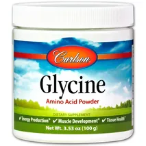 CarlsonLabs Glycine, Amino Acid Powder - 100g