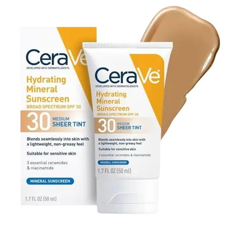 CeraVe Hydrating Mineral Sunscreen SPF 30 - 50ML