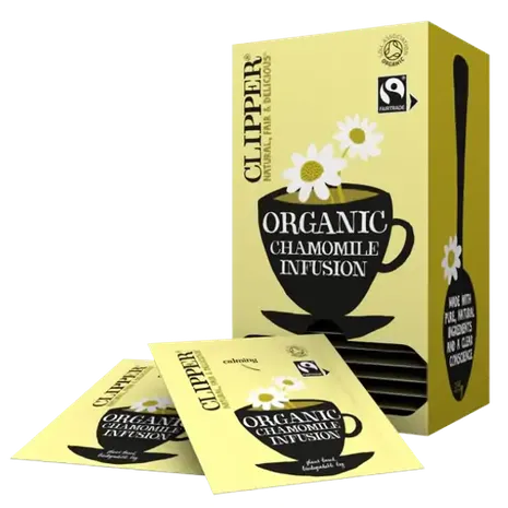 Clipper fairtrade organic chamomile infusion 25 envelopes