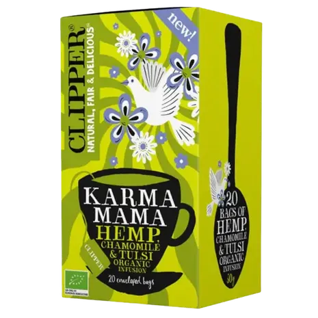 Clipper organic karma mama hemp infusions 20 bags