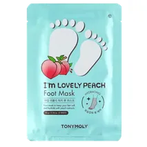 TONYMOLY I'm Lovely Peach Foot Mask 5 pcs