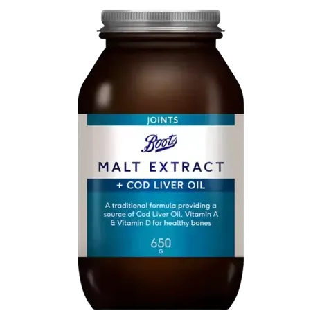Boots Malt Extract + Cod Liver Oil 650ml