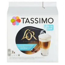 Tassimo L'OR Skinny Latte Macchiato Coffee Pods 7 per pack