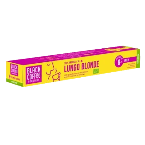 Black Coffee Roasters Lungo Blonde 10 pods for Nespresso