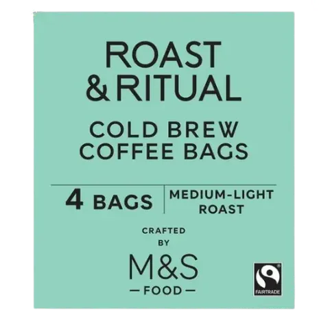 M&S Cold Brew Coffee Bags 4 per pack