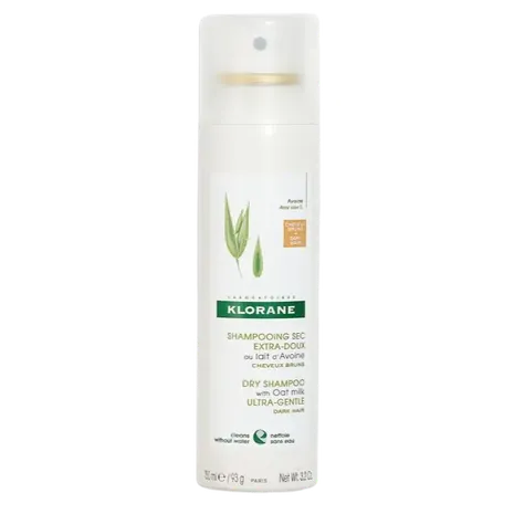 Klorane Daily Tinted Dry Shampoo with Oat Milk for Brown/Dark Hair 150ml