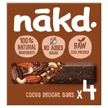 Nakd Cocoa Delight Bars 140G - 4 Pack