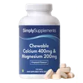 Simplysupplements Chewable Calcium & Magnesium Tablets 120 Tablets