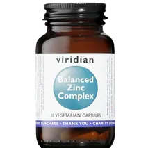 Viridian Balanced Zinc Complex Veg Caps 30
