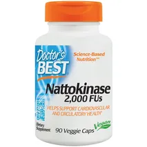 Doctor's Best Nattokinase, 2000 FUs - 90 vcaps
