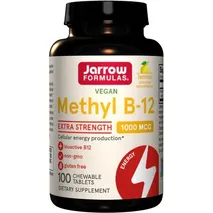 Jarrows Formulas Methyl B-12, 1000mcg (Lemon) - 100 vegan chewable tabs