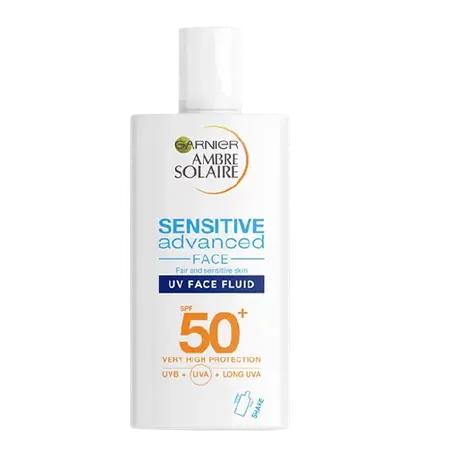 Garnier Ambre Solaire Sensitive Advanced Face UV Fluid SPF 50 + 40 India