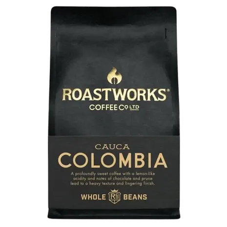 Roastworks Colombia Whole Bean Coffee 200g