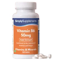 Simplysupplements Vitamin B6 Tablets 50mg 360 Tablets