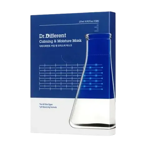 Dr. Different - Calming & Moisture Mask - 5pcs