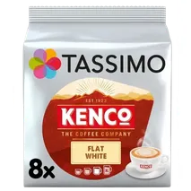 Tassimo Kenco Flat White Coffee Pods 8 per pack