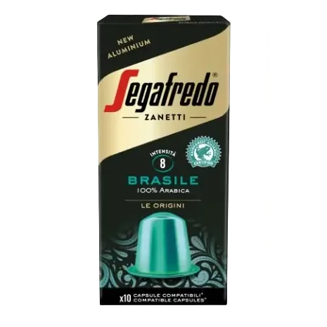 Segafredo Brasile 10 pods for Nespresso