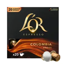 L'OR Colombia 20 pods for Nespresso