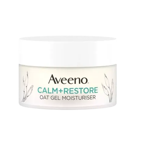 Aveeno Face Calm and Restore Oat Gel Moisturiser 50ml (UK Version)