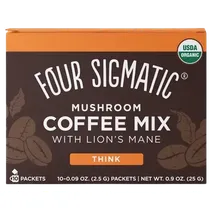 Four Sigmatic Mushroom Coffee Lion's Mane & Chaga 10 per pack