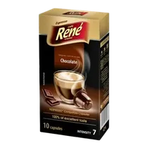 Cafe Rene Chocolate Coffee 10 pods for Nespresso