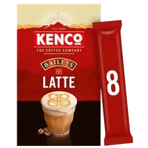 Kenco Baileys Latte Instant Coffee Sachets 8 per pack