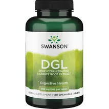 Swanson DGL, 385mg  - 180 chewable tablets