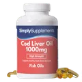 Simplysupplements Cod Liver Oil Capsules 1,000mg 120 Capsules