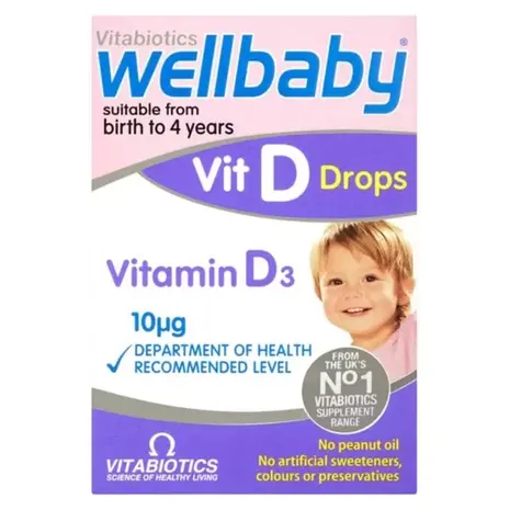 Vitabiotics Wellbaby Vit D Drops 10 µg 30ml