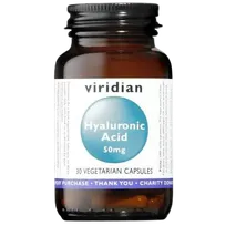 Viridian Hyaluronic Acid 50mg Veg Caps 30