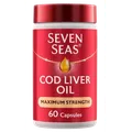 Seven Seas Cod Liver Oil Max Strength Omega-3 Fish Oil & Vitamin D 60 Capsules