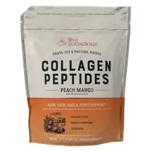 Live Concious Collagen Peptides Peach Mango  351 Grams