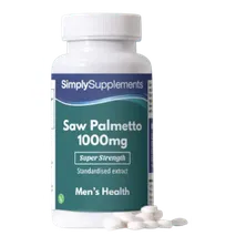 Simplysupplements Saw Palmetto Tablets 1,000mg 120 Tablets