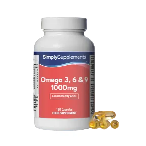 Simplysupplements Omega 3, 6 & 9 Capsules 1,000mg 240 Capsules