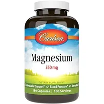 CarlsonLabs Magnesium, 350mg - 180 caps