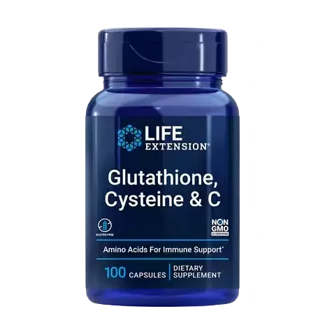 Life Extension Glutathione, Cysteine & C - 100 caps