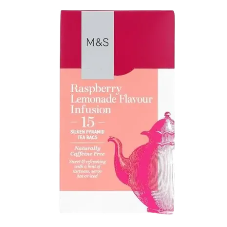 M&S Raspberry Lemonade Infusion Teabags 15 per pack