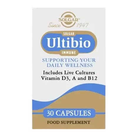 Solgar Ultibio Immune Vegetable Capsules 30 Caps
