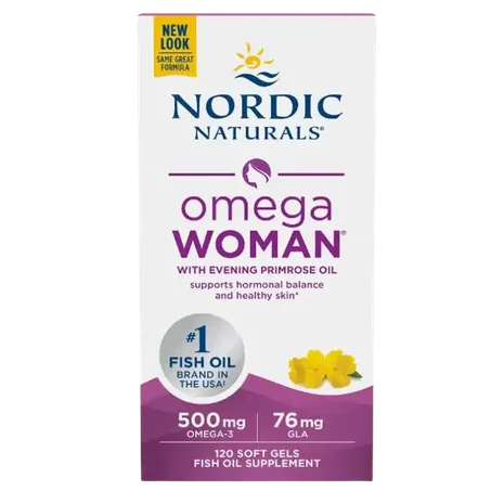 Nordic Naturals Omega Woman, 500mg - 120 softgels